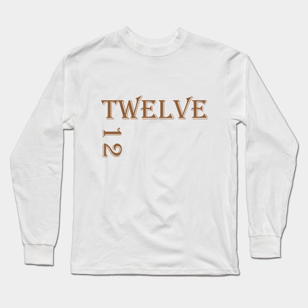 Twelve Long Sleeve T-Shirt by kbabok